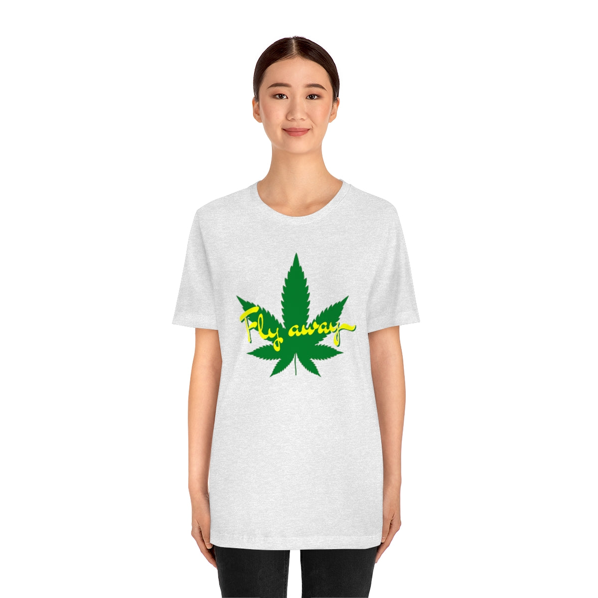 Fly Away Marijuana Leaf Unisex Short Sleeve Tee