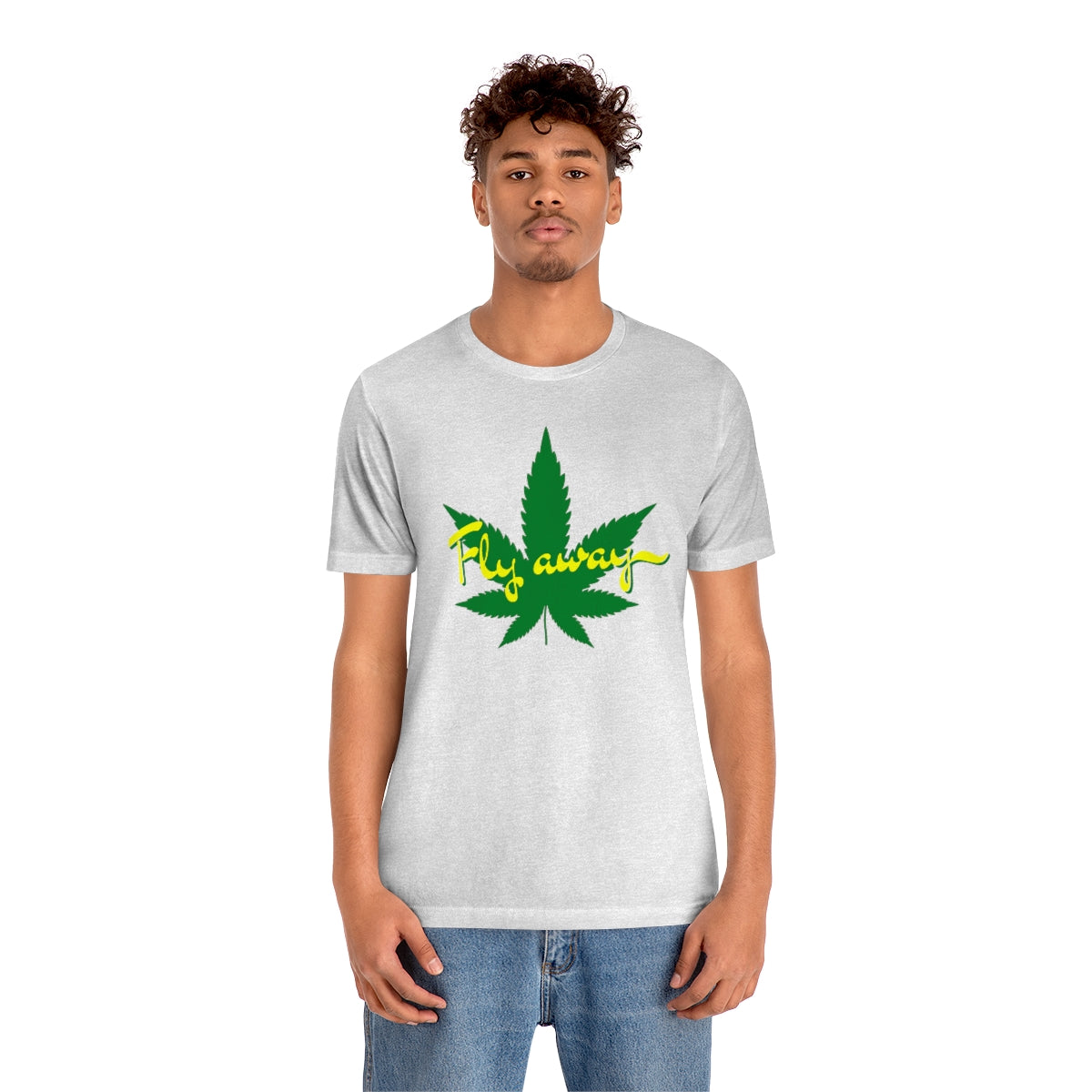 Fly Away Marijuana Leaf Unisex Short Sleeve Tee